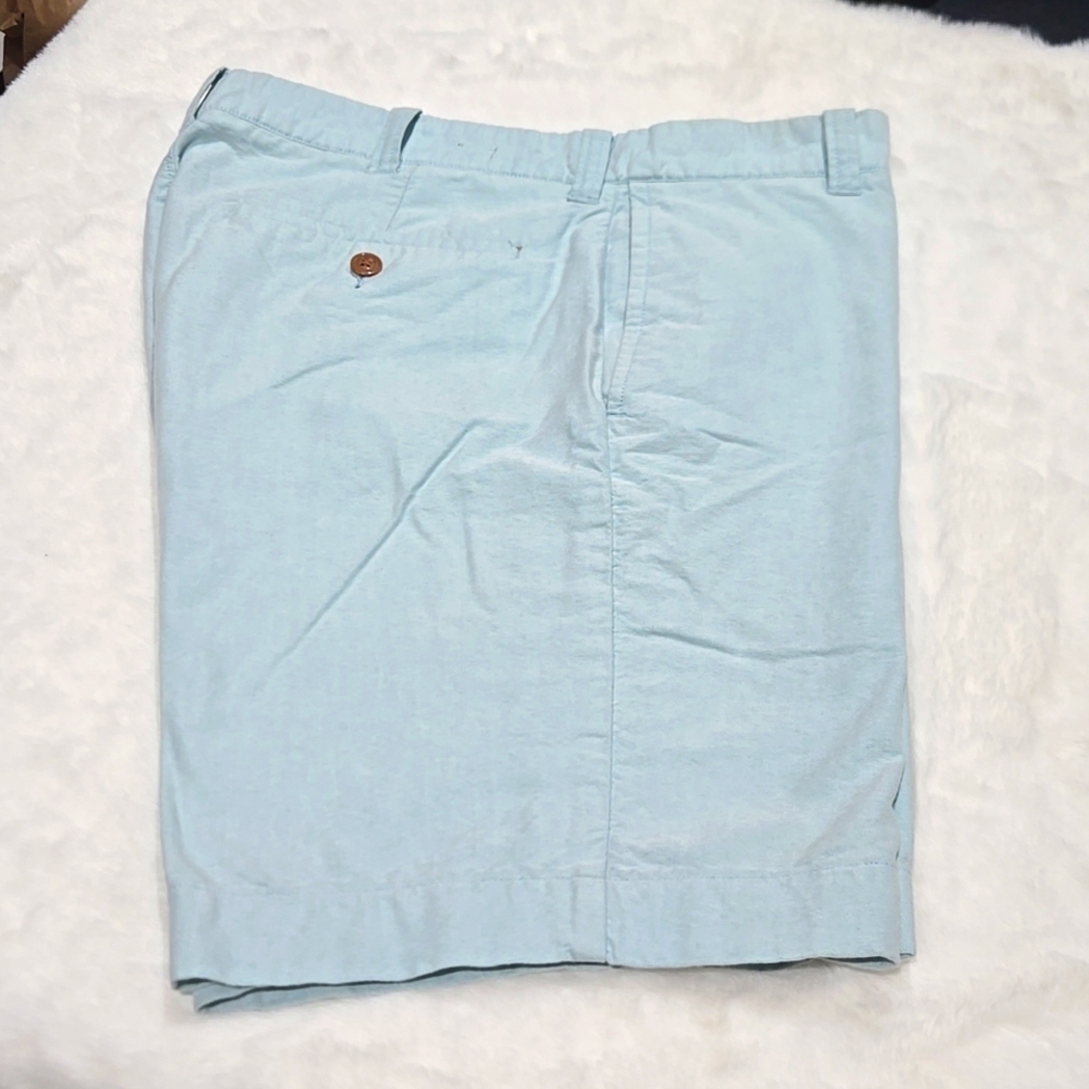 J. Crew light teal blue men's shorts 100% cotton. Size 31